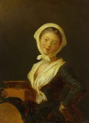 Ein Leierkastenmann (eine Frau aus Savoyen)